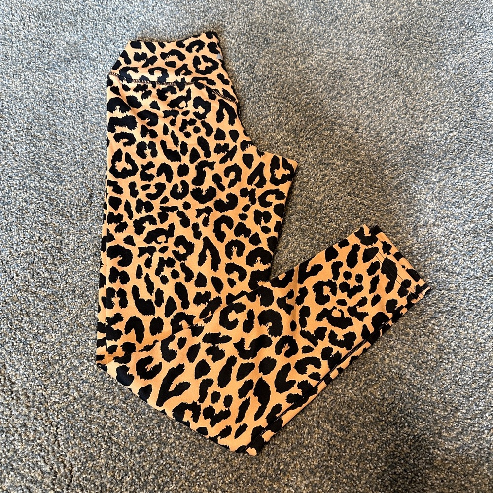 Balance Leopard Print Leggings and Biker Shorts